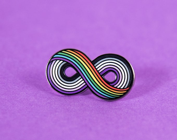 The Infinitely Asexual Enamel Pin