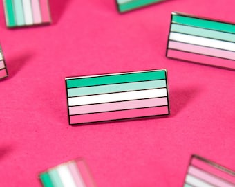 The Abrosexual Pride Flag Enamel Pin