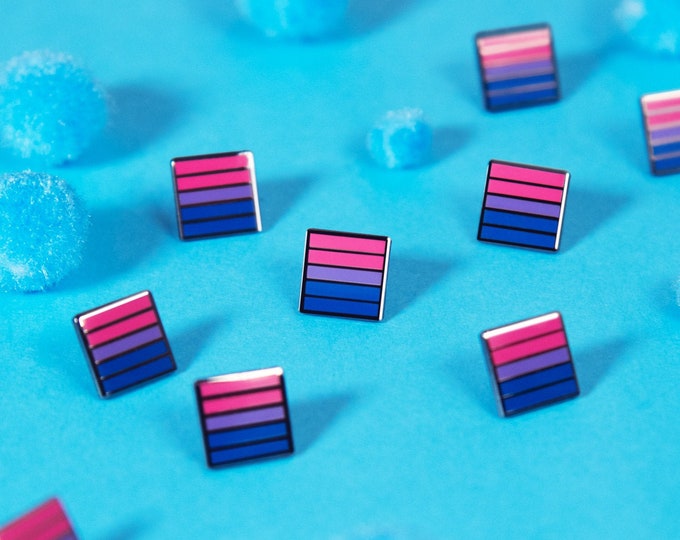 The Mini Bisexual Flag Pin