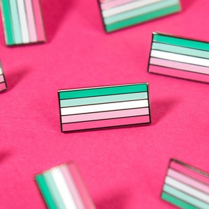 Abrosexual Pride Flag Pin — LGBT Rainbow Enamel Badge Gay Questioning Lapel Print Equality Sticker Banner LGBT Lesbian Bisexual Trans