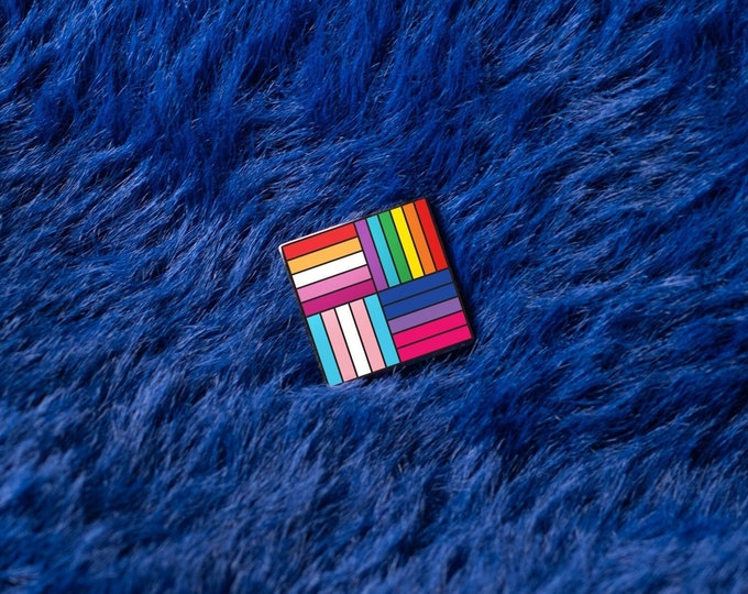 The LGBT Square Pin