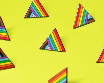 The Rainbow Triangle Pride Pin