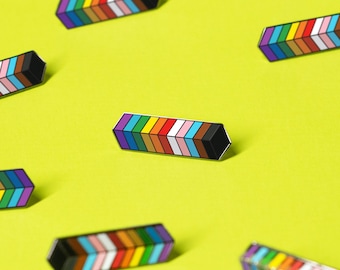 The Rainbow Block Pride Pin