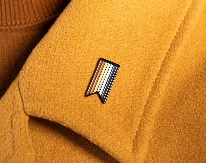 The Bear Pride Ribbon Enamel Pin