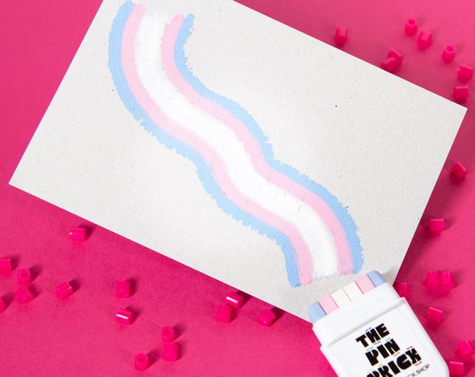 Pansexual Pride Face Paint by Fanbrush®