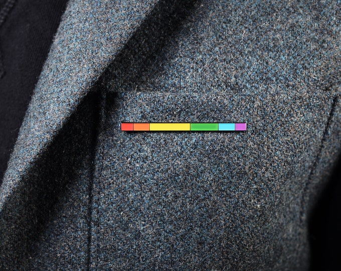 The Rainbow Rod Enamel Pin
