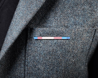The Transgender Rod Enamel Pin
