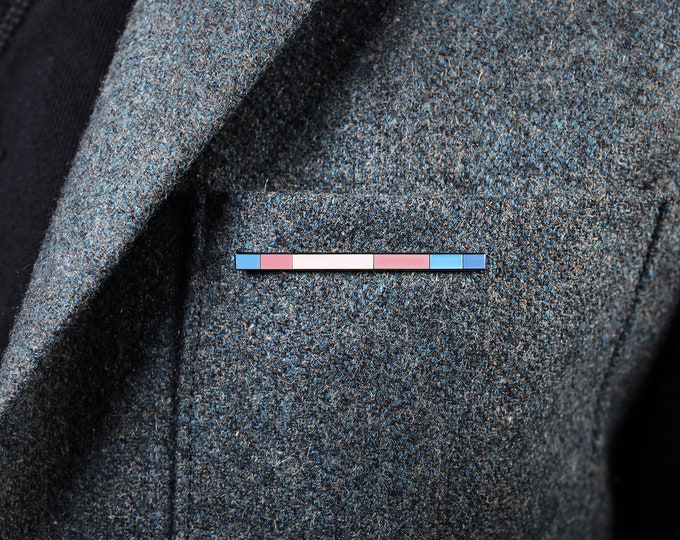 The Transgender Rod Enamel Pin