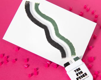 Aromantic Pride Face Paint by Fanbrush®