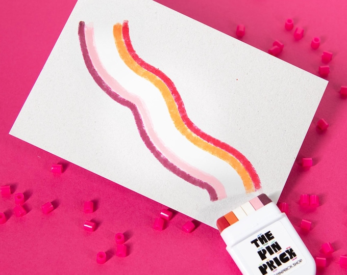 Lesbian Pride Face Paint by Fanbrush®