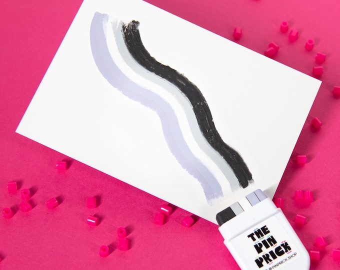 Asexual Pride Face Paint by Fanbrush®