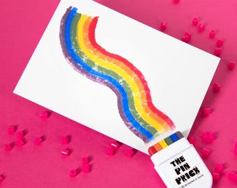 Rainbow Pride Face Paint by Fanbrush®