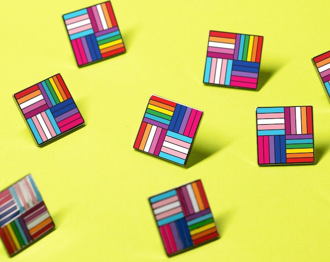 The LGBT Square Pin