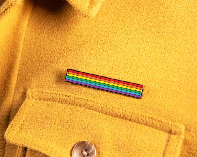 The Long Rainbow Flag Pin
