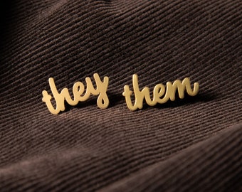 They/Them Pronoun Pins