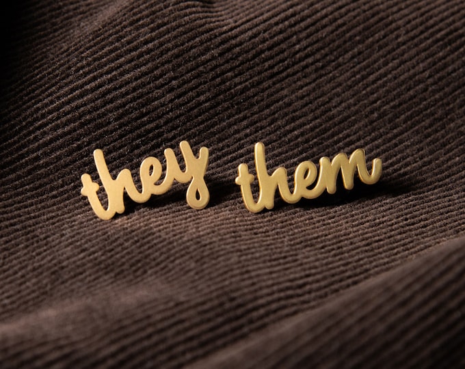 They/Them Pronoun Pins