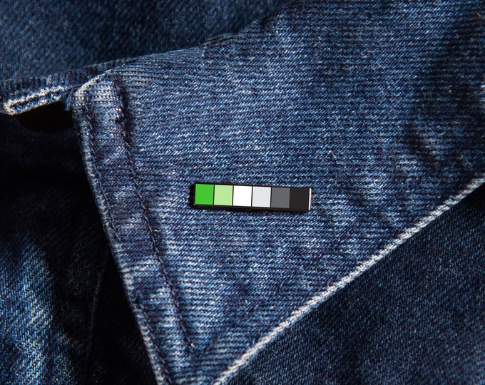 The Aromantic Baton Pin