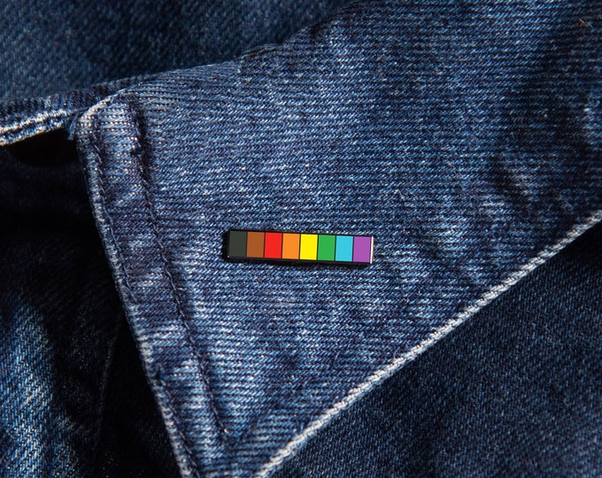 The Inclusive Rainbow Baton Pin