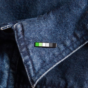 Épinglette aromatique — Fierté minimaliste drapeau accessoire Aspec asexué Aroace as Bracelet badge bague carte de mariage chemise boucles d'oreilles cadeau collier