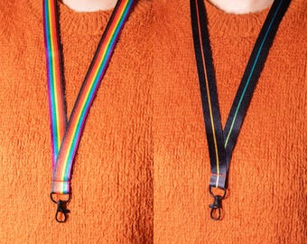 Reversible Pride Lanyards (Multiple Flags)