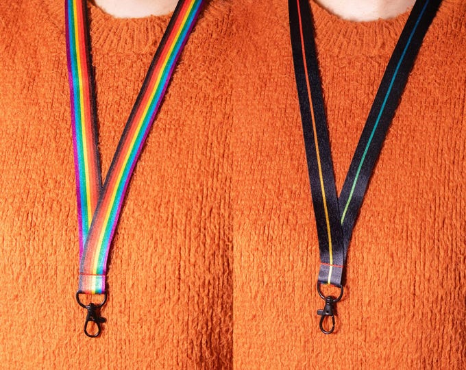 Reversible Pride Lanyards (Multiple Flags)