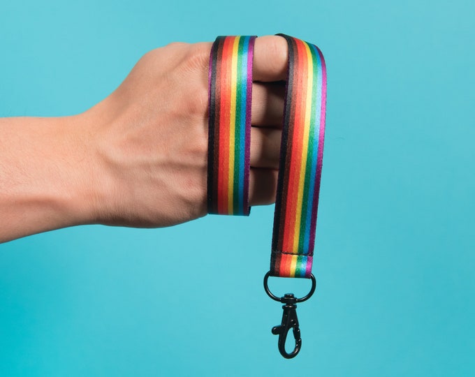 The Reversible Inclusive Rainbow Lanyard (Recycled PET Plastic)