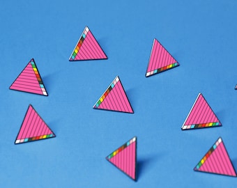 The Pink Triangle Enamel Pin