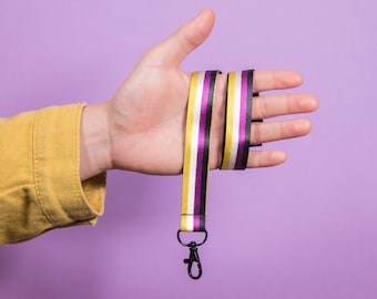 The Non-Binary Pride Lanyard