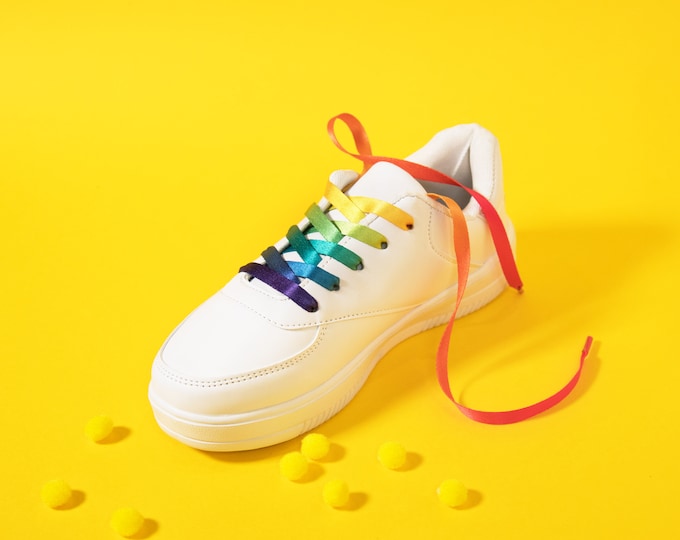 Rainbow Pride Shoelaces