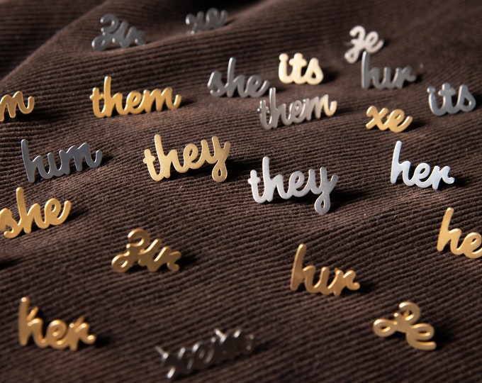 Mix-and-Match Pronoun Pins