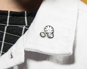 The "Default Tree Symbols in Plan" Enamel Pin