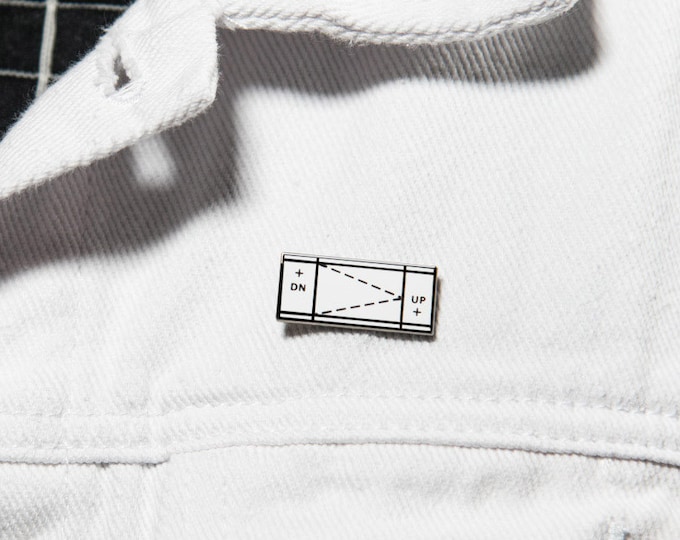 The "Ramp in Plan" Enamel Pin