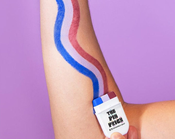 Bisexual Pride Face Paint by Fanbrush®