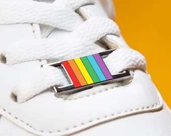 The Rainbow Flag Shoelace Charms