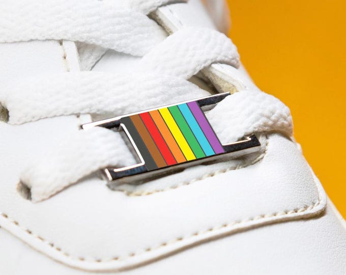 The Inclusive Rainbow Flag Shoelace Charms