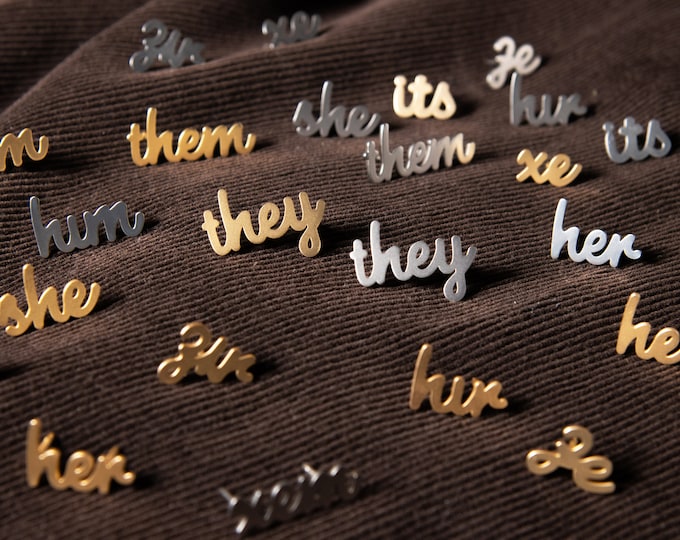 Mix-and-Match Pronoun Pins