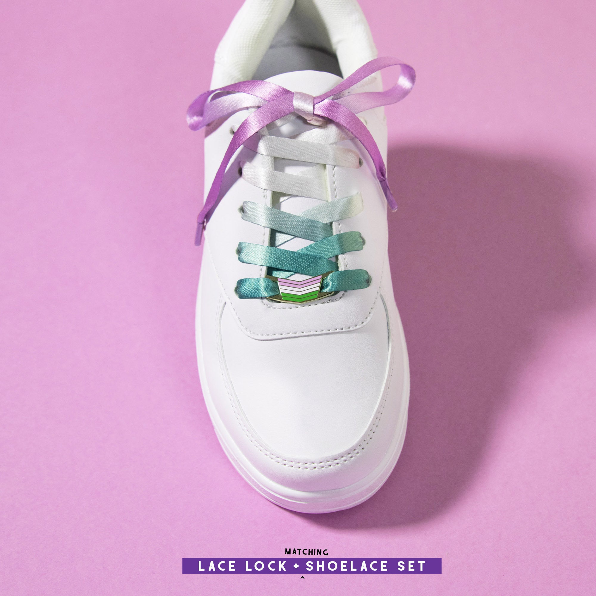 trans pride shoelaces