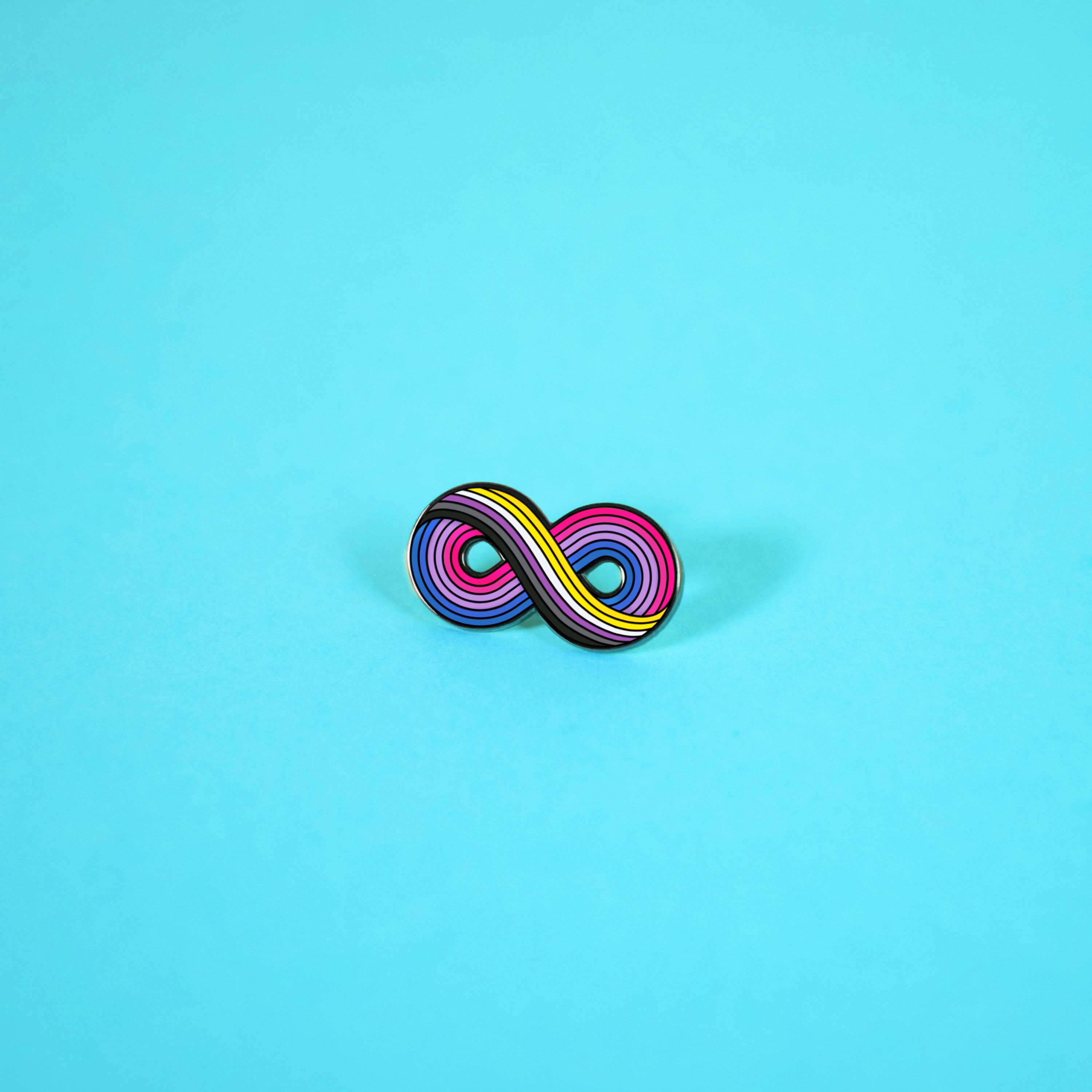 The Infinitely Bisexual Enamel Pin