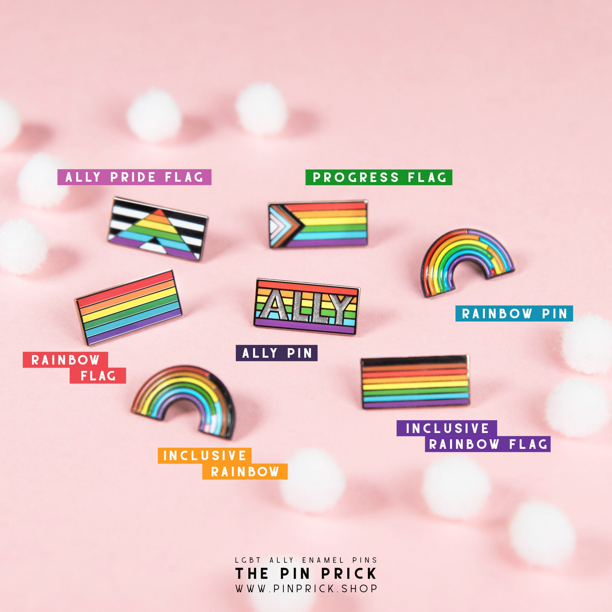 Lot Of 6 Lgbtq Gay Ally Flag 1 Lapel Pin Lgbt Lesbian Transgender Bisexual Best Price