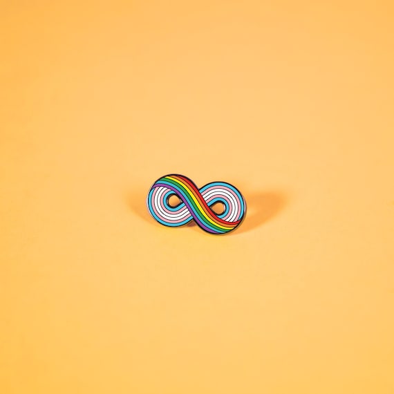 The Infinitely Trans Enamel Pin