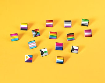 The Mini Pride Flag Pins