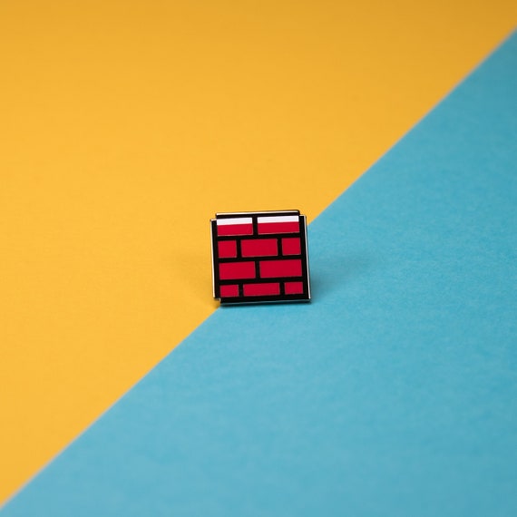 The Mario Brick Enamel Pin