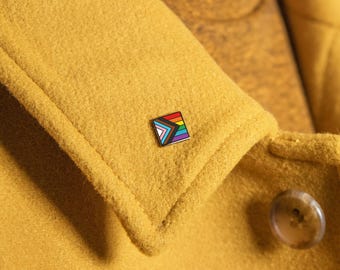 The Mini Progress Pride Flag Pin