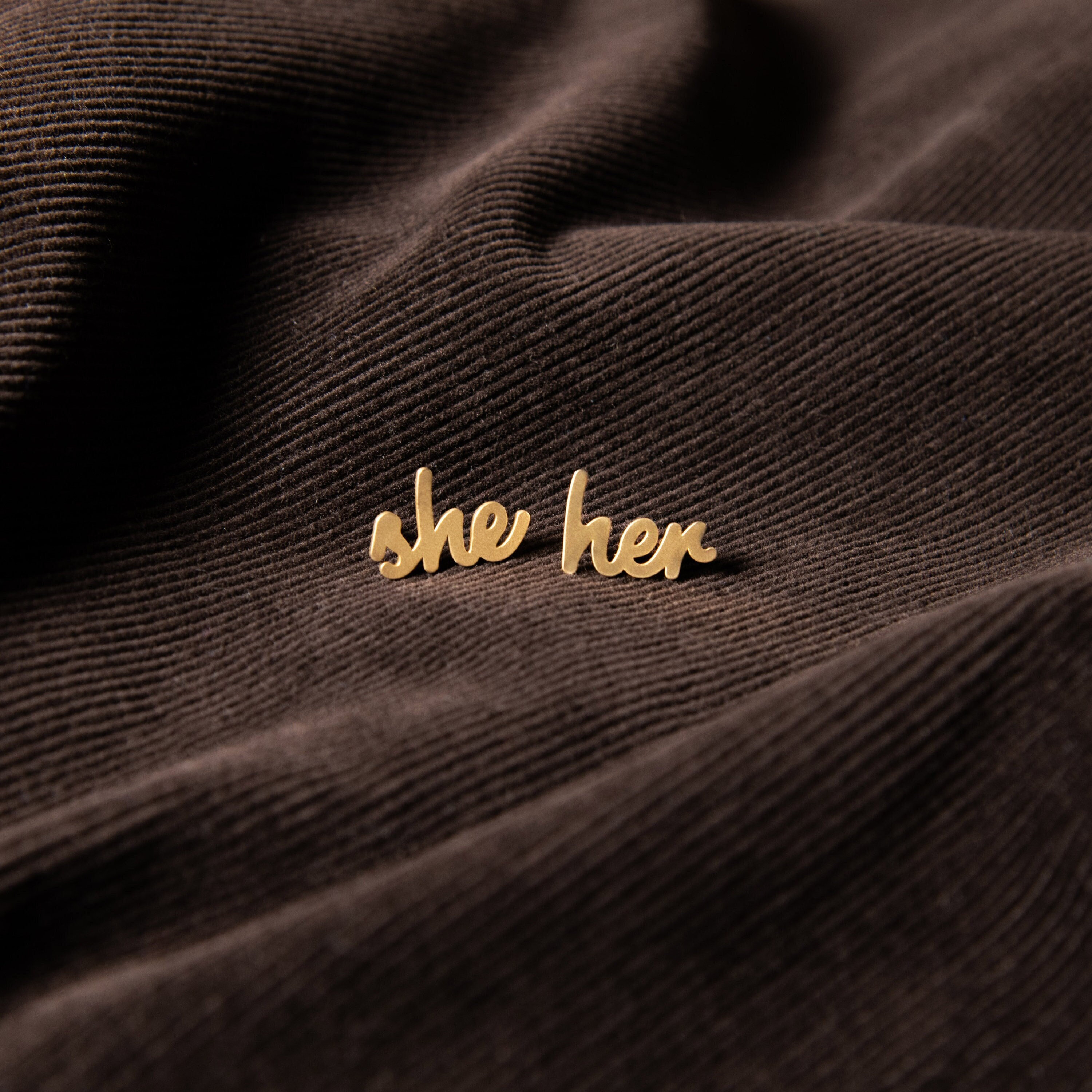 Pronoun Earrings / they/them/he/his/she/hers/Mx