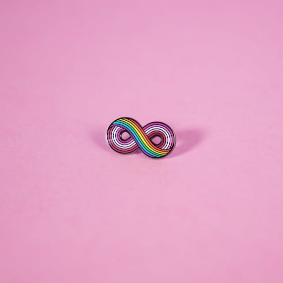 The Infinitely Lesbian Enamel Pin