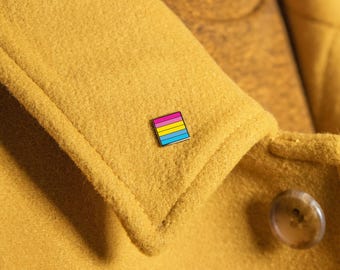 The Mini Pansexual Pride Flag Pin