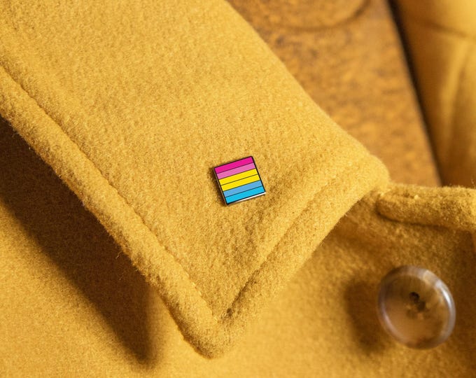 The Mini Pansexual Pride Flag Pin