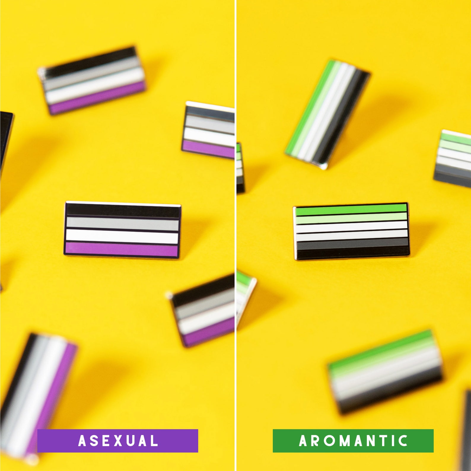 Demiromantic Flag Pin Asexual Pride Accessory Enamel Badge Queer Ace demiromantic-flag-pin-asexual-pride-accessory-enamel-badge-queer-ace
