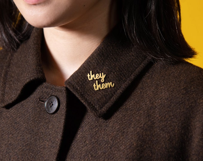 They/Them Pronoun Pins