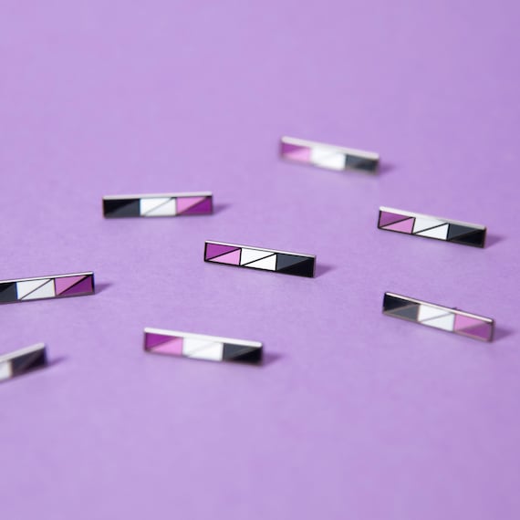 The Asexual Bar Enamel Pin